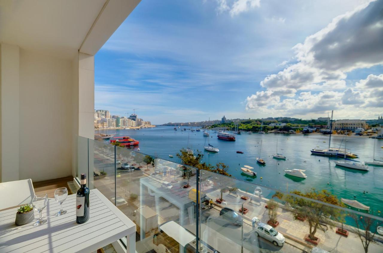 Luxury Apartment With Valletta And Harbour Views Sliema Eksteriør billede